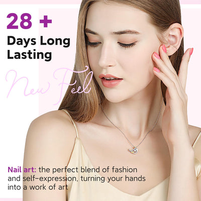 Dip Powder Nail Kit - 8 Colors Starter Set with Liquid, Recycling Tray for Beginners, Home and Salon Manicure Art