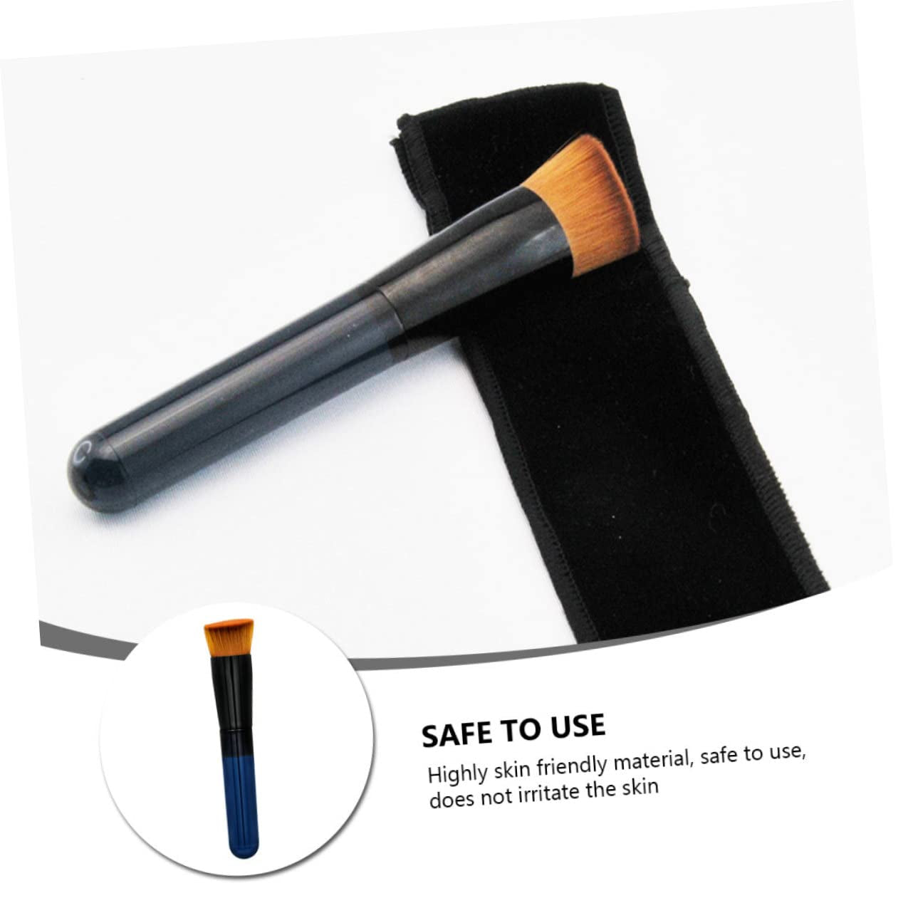 High-Density Hair Makeup Brush Blending Brush for Foundation Powder Cosmetics Soft Sturdy No Shedding